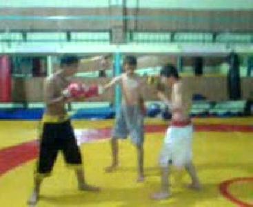 amatör tadında boks maçı