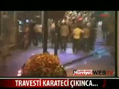 travesti kareteci çıktı